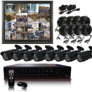  Angel High End 16 channel security Cameras DVR system kit 