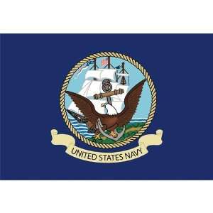  Navy Motorcycle Flag   6 x 9 Patio, Lawn & Garden