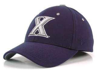 XAVIER MUSKETEERS XU DH NAVY BLUE FITTED HAT/CAP SIZE 7 NEW  