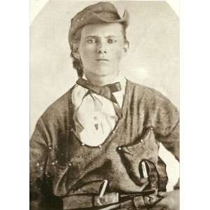  Jesse James During Civil War   Postcard 