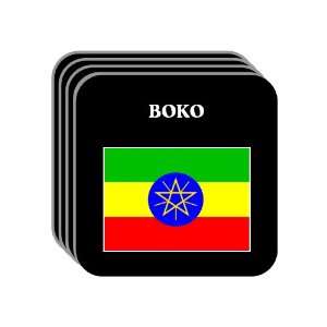  Ethiopia   BOKO Set of 4 Mini Mousepad Coasters 