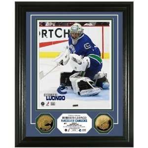  Vancouver Canucks Roberto Luongo 24KT Gold Coin Photo Mint 