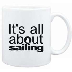 Mug White  ALL ABOUT Sailing  Sports 