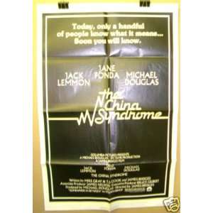  Movie Poster The China Syndrome Jane Fonda Jack Lemmon M 