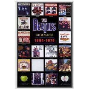  Beatles Album Covers Framed Poster Print 
