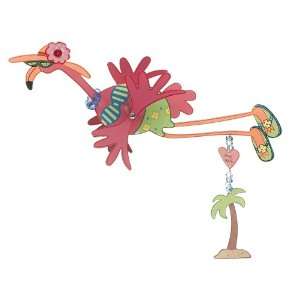  Care & Wonder Vibrant Chimes  Flamingo Garden Windmill 