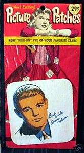 1950 Dave Nelson Rock N Roll Picture Patch Old Stock  