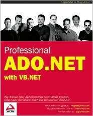Professional ADO.NET Programming with VB.NET, (1861008066), Paul 