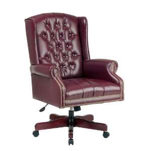  Traditional Tufted Wingback Swivel Chair