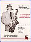 1953 H.N. WHITE CATALOG   KING Super 20 SAXOPHONE CLARINET Flute 