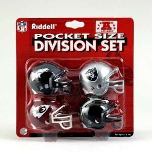  AFC West Division (4pc.) Traditional Pocket Pro 