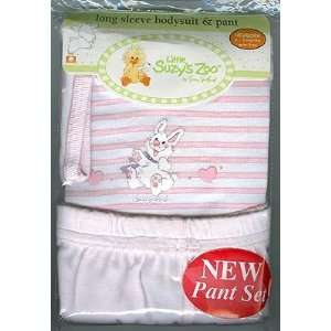 Suzys Suzys Zoo Baby Clothes Lulla Long Sleeve Bodysuit/Pant 0 3 