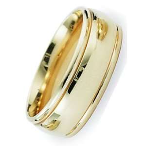 Millimeters Yellow Gold Wedding Band Ring 14Kt Gold, Comfort Fit Style 