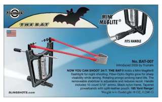 Trumark Rocket Wrist Slingshot FO Sights Stabilizer BAT  