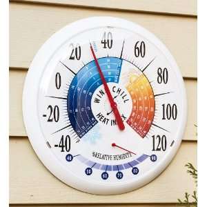  Outdoor Weatherproof Wind Chill/Heat Index Thermometer 