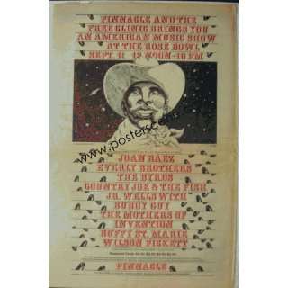  Byrds Zappa Wilson Pickett 68 Gig Ad Poster Hamersveld 