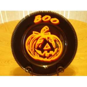  Decorative Halloween Boo Plate 