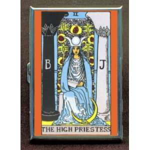 THE HIGH PRIESTESS TAROT CARD ID Holder Cigarette Case or Wallet Made 
