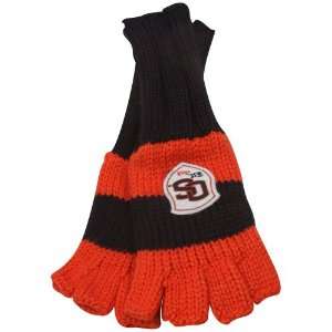   Beavers Ladies Black Orange Spirit Fingers Gloves