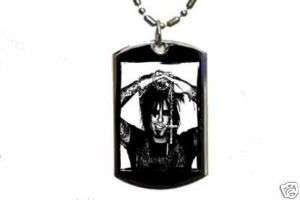 Nikki SIxx Sixx AM   Dog Tag Pendant Necklace  