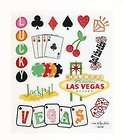 Las Vegas Glittered Acid/Free Stickers (M184) Scrapbooking CardMaking