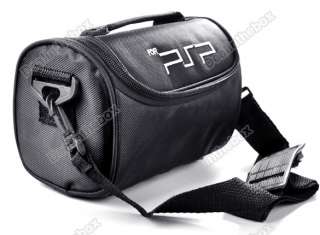 Black Travel Carry Bag Case for PSP 1000 2000 3000 Multi functional 