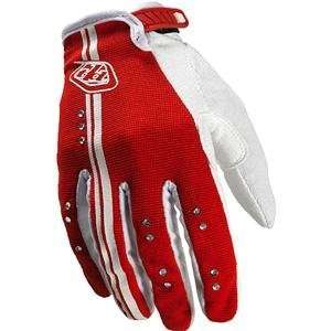    Troy Lee Designs Womens Ace Gloves   2010   Medium/Red Automotive