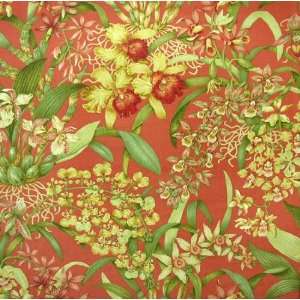  56 Wide Wild Orchard Outdoor Fabric Clay By The Yard 