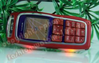 NOKIA 3220 Mobile Cell Phone Unlocked Refurbished Red  