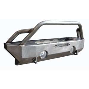   Winch Bumper With Tube Work BARE STEEL For 2007 10 Jeep Wrangler JK