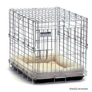Suitcase Dog Crate in Chrome Size X Large (48 L x 29 W x 32 H 