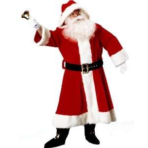  Old Time Santa Suit With Hood Costume Standard   set