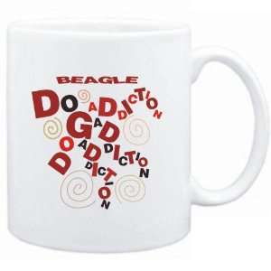  Mug White  Beagle DOG ADDICTION  Dogs