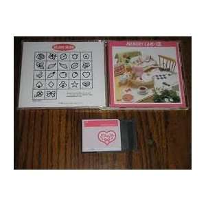 Janome Memory Craft Sewing Machine card APPLIQUE Series 