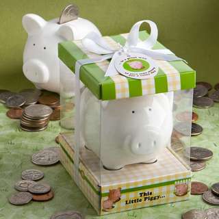 This Little Piggy Ceramic Bank Baby Shower Birthday Party Favor 