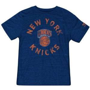  New York Knicks Navy adidas Originals Navigating The Logo 