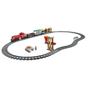   LEGO CITY Motorized RC Cargo Train Set 7939 Passenger 7938 + Red 3677