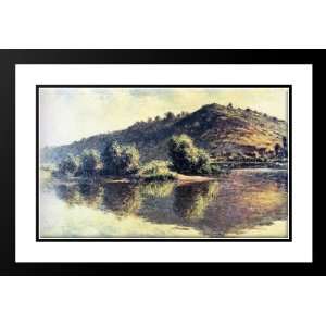  Monet, Claude 24x18 Framed and Double Matted The Seine At 