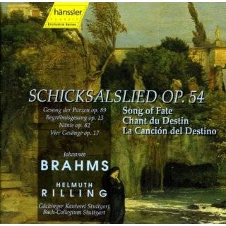 Brahms Schicksalslied, Op. 54 / 4 Songs, Op. 17 / Nanie, Op. 82 by 