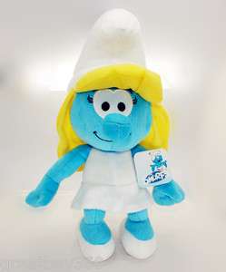 3D Smurfs Movie 2011 SMURFETTE 14 Inch Plush Toy Doll NEW with tags US 