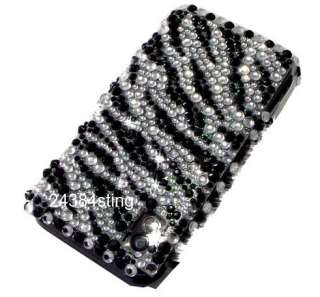 Black & Silver Zebra Diamond Pattern   Sample Photo design below