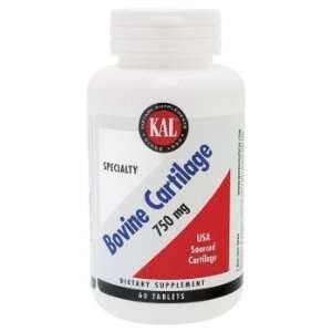  KAL   Bovine Cartilage, 750 mg, 60 tablets