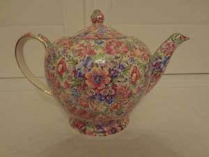 Vintage Royal Winton Chintz Sunshine Albans Teapot Rare  