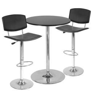 Spectrum Pub Round Dining Table And 2 Swivel Chairs SET  