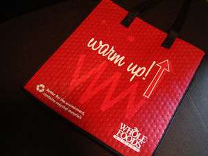 WHOLE FOODS REUSABLE BAGS SPROUTS COOL&WARM BAG LIMTED  