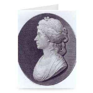  Angelica Kauffman, engraved by J.F Bause   Greeting Card 