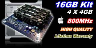 16GB (4X4GB) DDR2 800MHz ECC FB DIMM Apple Mac Pro 3.2G 0846923001584 