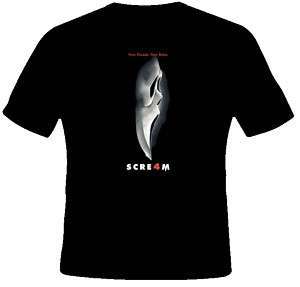 Scream 4 thriller horror movie 2011 t shirt ALL SIZES  