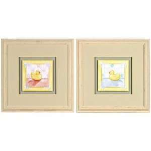    Set of Two Rubber Duck I and II Wall Art Pieces