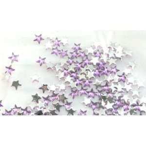   Nail Art Acrylic Rhinestone Cool Purple Star 100 Piece Embellishment
